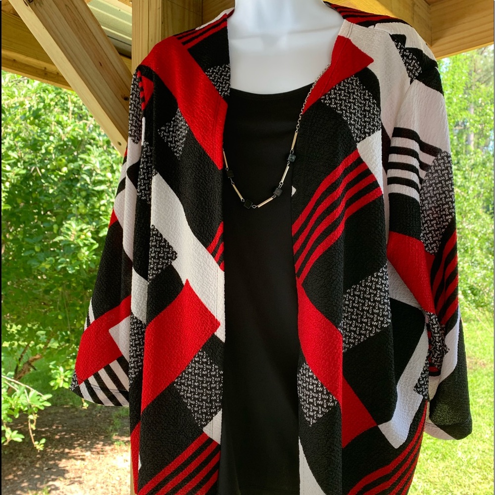 Alfred Dunner, Large 3/4 Length sleeve Blouse